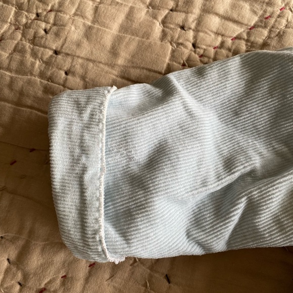 Adorable Light Blue Corduroy Baby Girl Coat - Picture 4 of 8